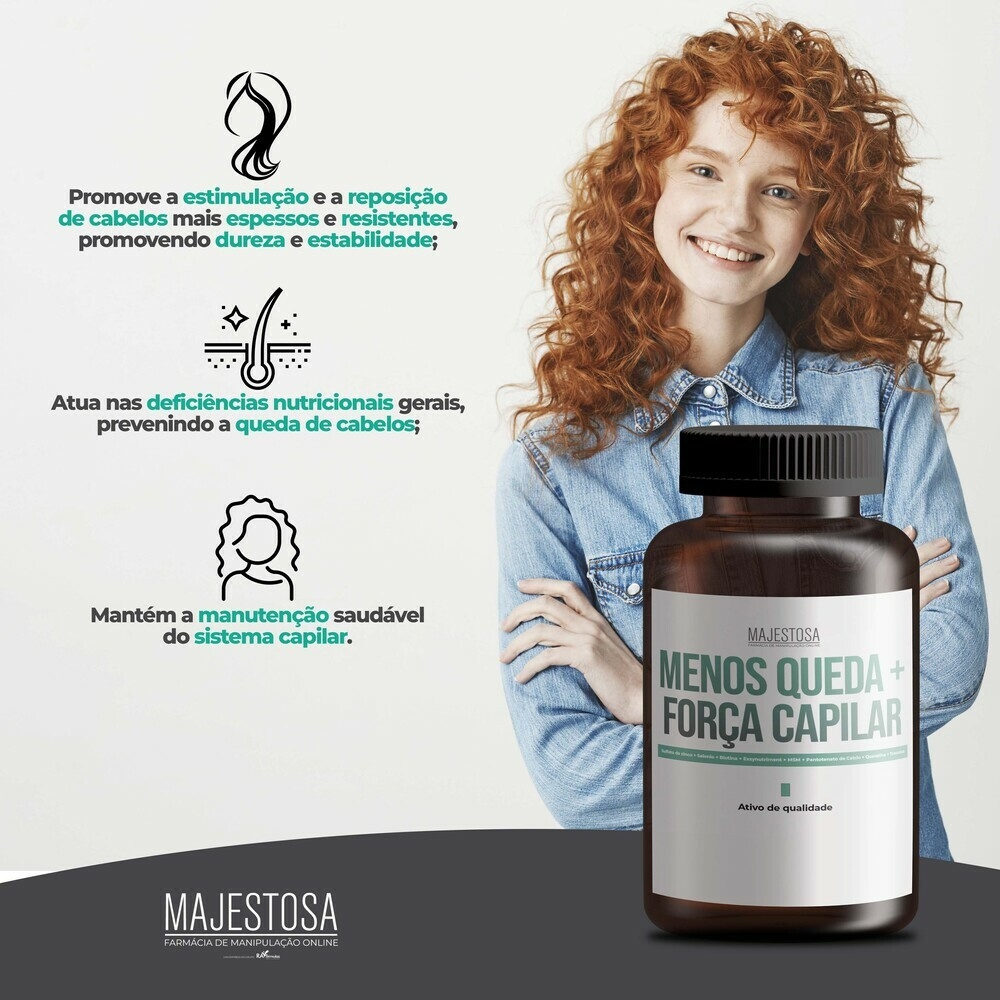 Menos Queda + Força Capilar | Majestosa Farma