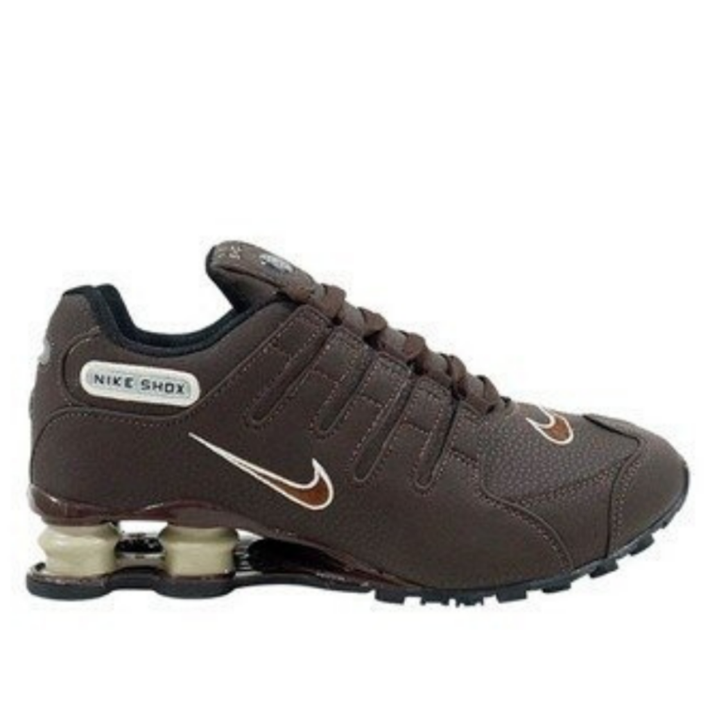 nike couro marrom