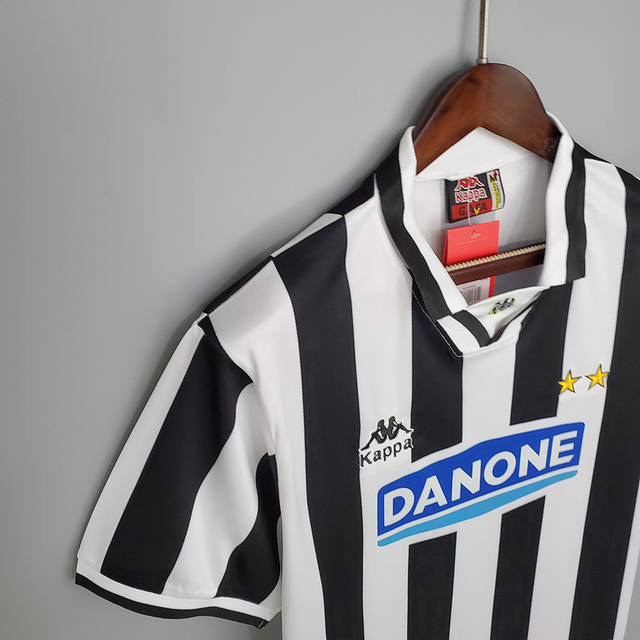 Camisa Juventus Retrô 1994/1995 Preta e Branca - Kappa