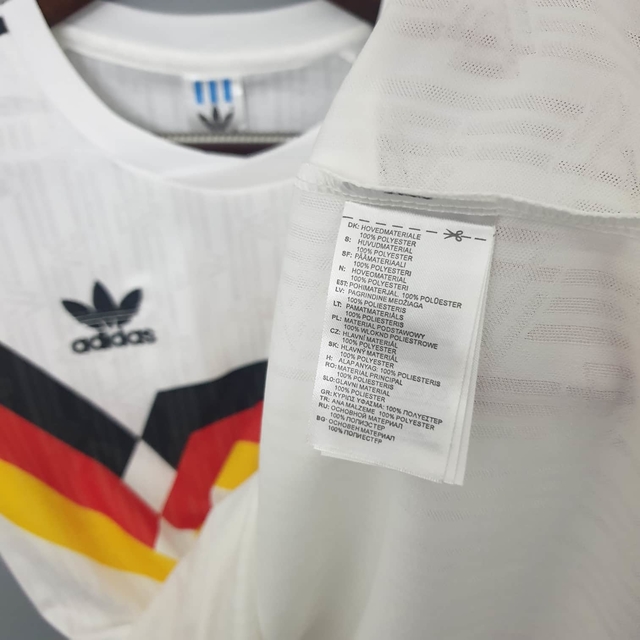 Camisa Seleção Alemanha Retrô 1990 Branca - Adidas
