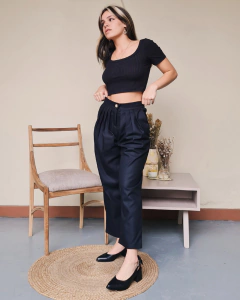 Pantalón Negro Campo Flow