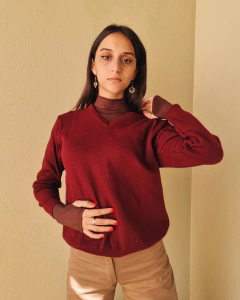 Sweater Bordo Glaseado