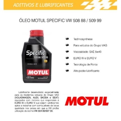 Oleo Motul P/ Carro Specific Vw 508.88 5w40 Sintetico 5l - comprar online