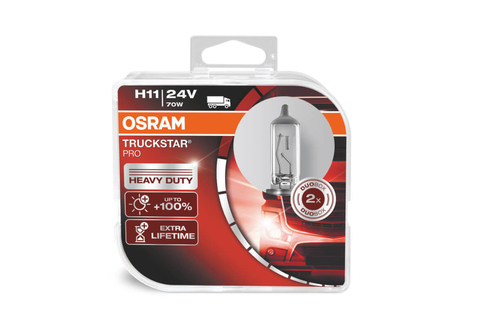 Bombillo H11 24V OSRAM TRUCKSTARPro
