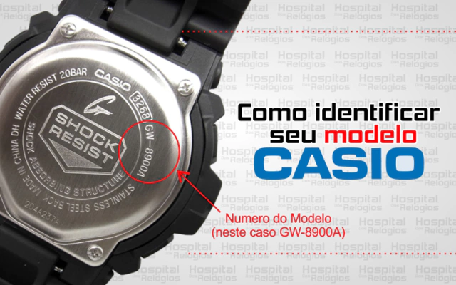 Pulseira para Casio G-Shock DW-5600BBN-1 - Hospital dos Relógios