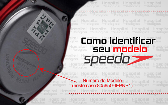 Pulseira Speedo 80565G0EPNP1 Borracha - Hospital dos Relógios