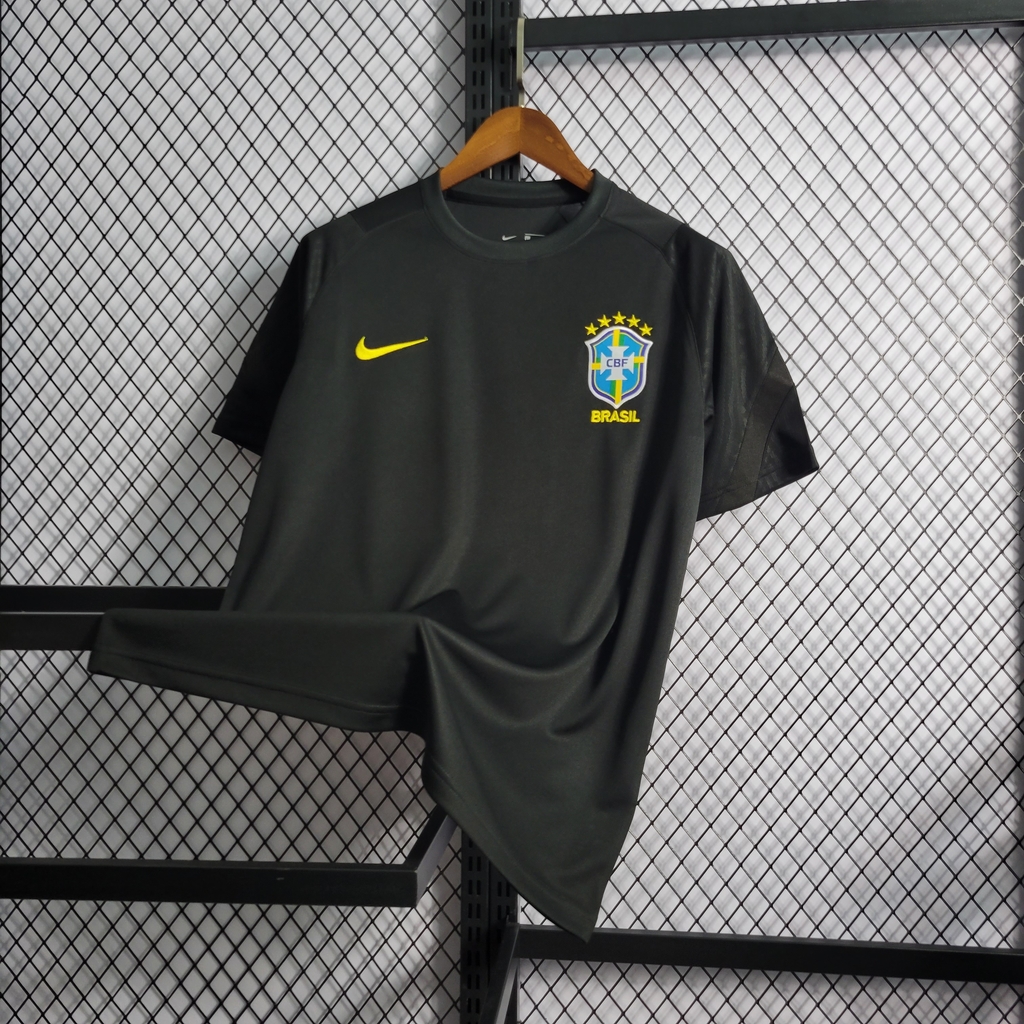 Camisa de Treino Brasil Preta Nike