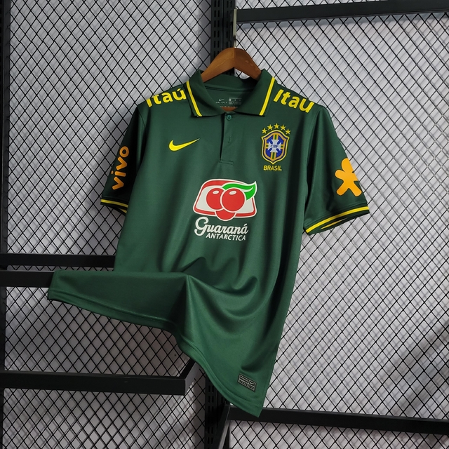 Camisa Polo Brasil Nike Verde 2022/23