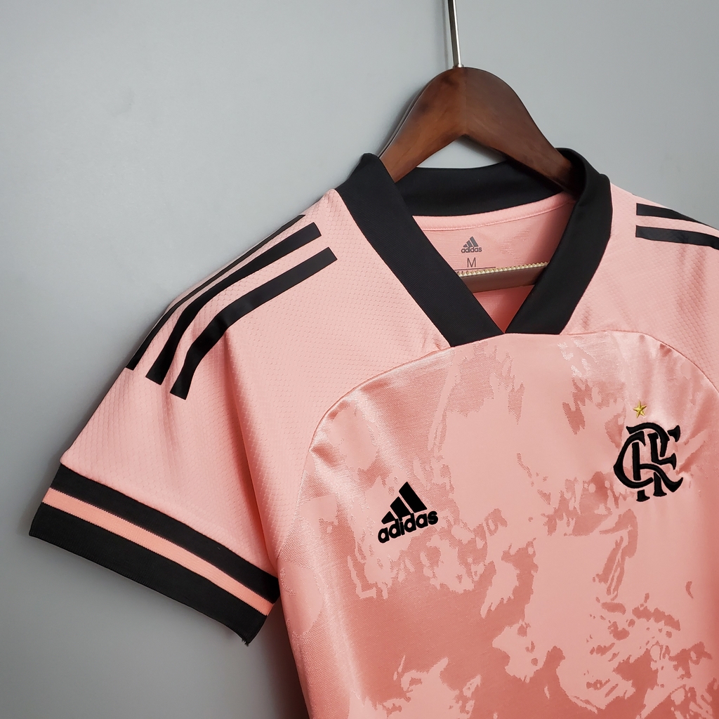 flamengo camisa feminina rosa