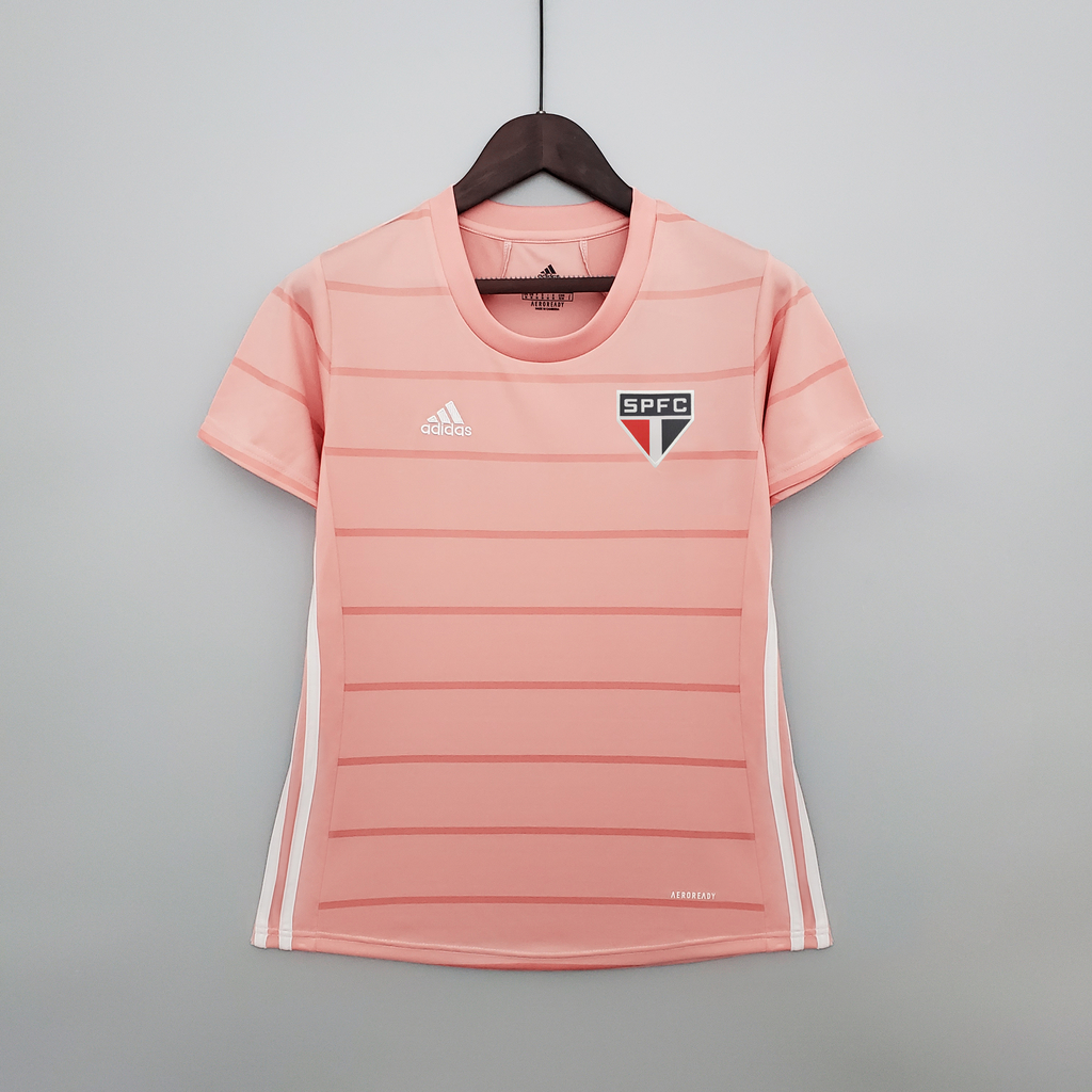 camiseta do sao paulo rosa