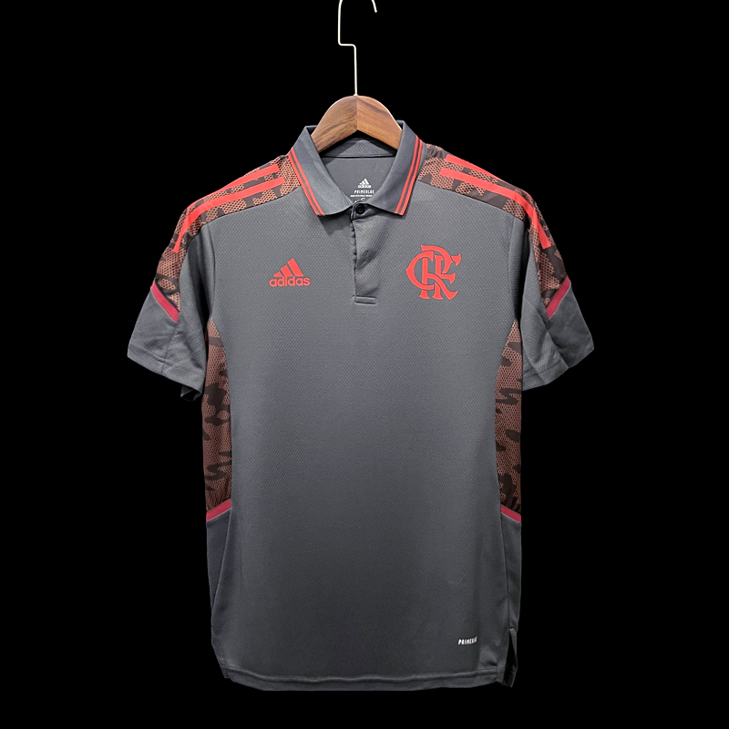 polo flamengo cinza