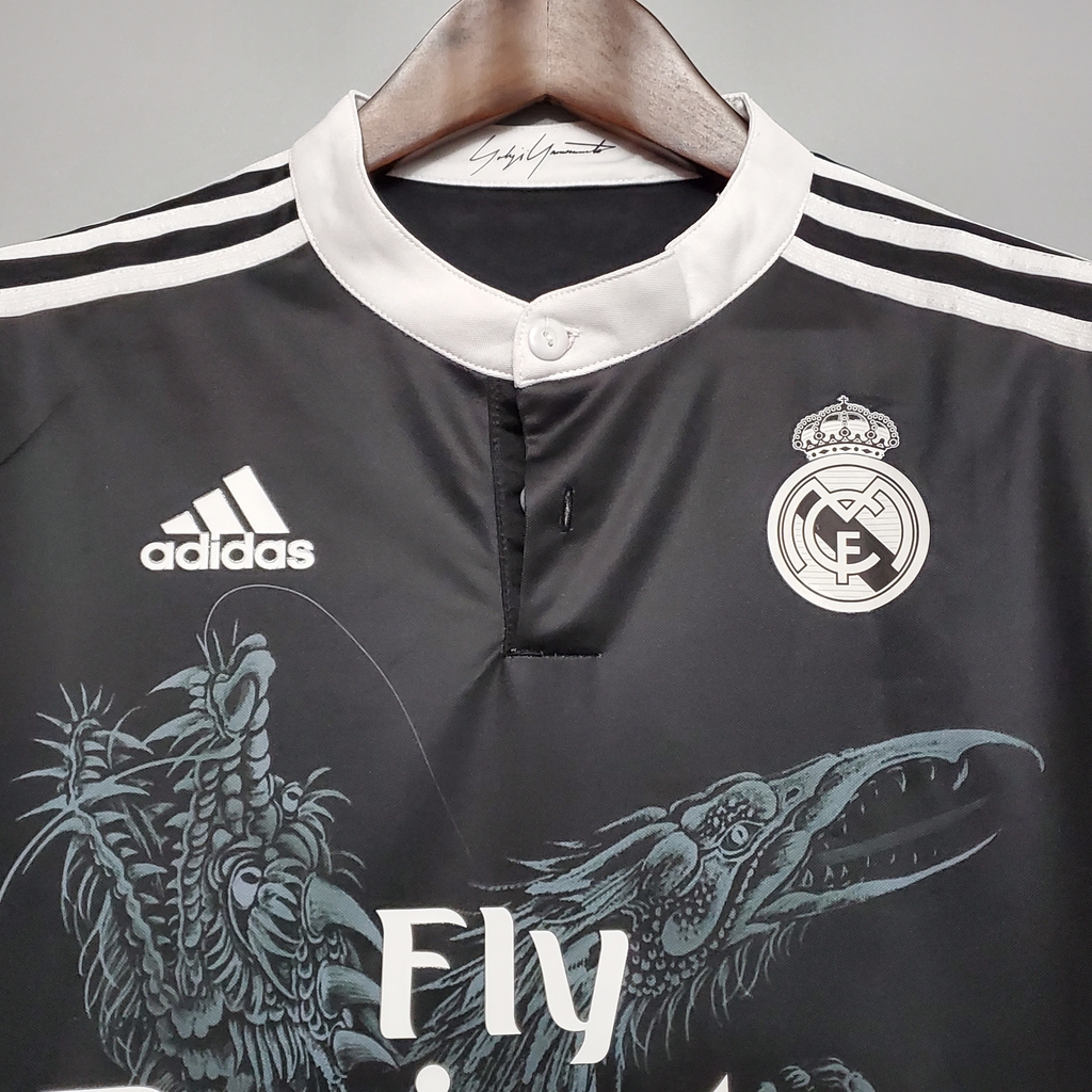 Camisa Retro Real Madrid III Adidas 14/15 Manga longa.