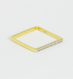 Anel Modelo Xuxa Ouro 18k 750 com Diamantes