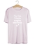 Camiseta Não falo Palavrão rosa