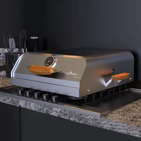 Horno Tromen a Leña para Mesada, Línea Gourmet · Parrillas Burger