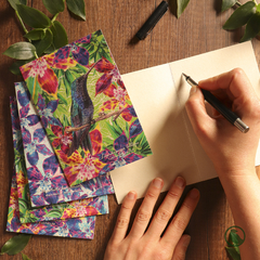 Tarjeta con sobre Colibrí Puntiblanca - comprar online