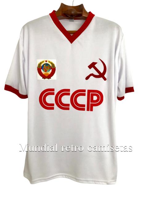 Camiseta CCCP URSS blanca - MUNDIAL RETRO CAMISETAS