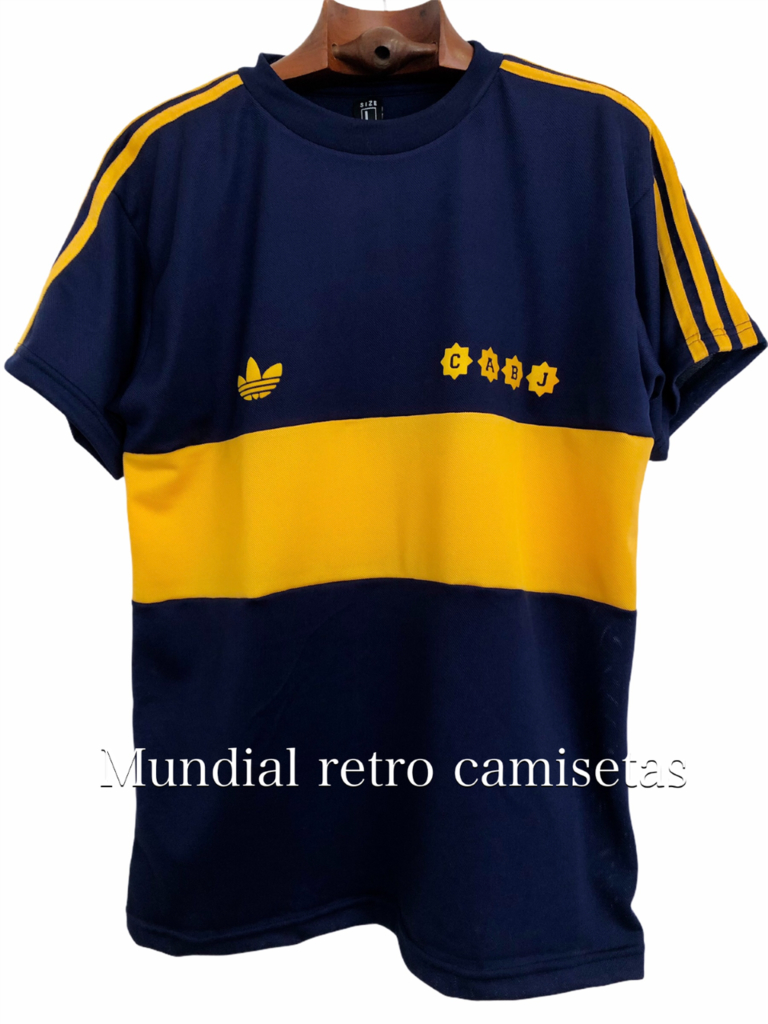 camiseta boca retro