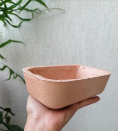 Maceta artesanal de cemento #134 - comprar en línea