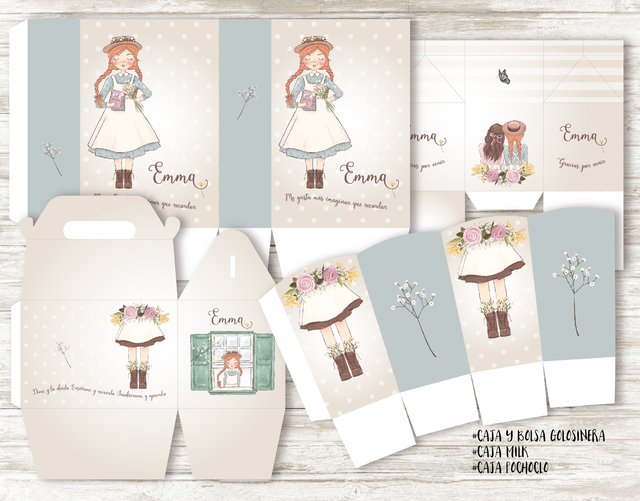 Kit imprimible Anne with an E - Comprar en Imprimibles