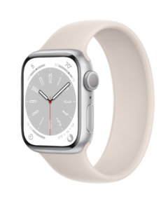 Apple Watch Silver Aluminum Case with Solo Loop - 45mm - comprar online