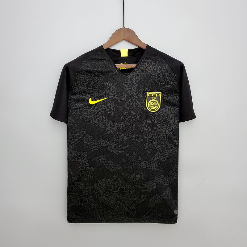 Camisa Seleção China Black Dragon 2018 Torcedor Nike Masculina - Preta