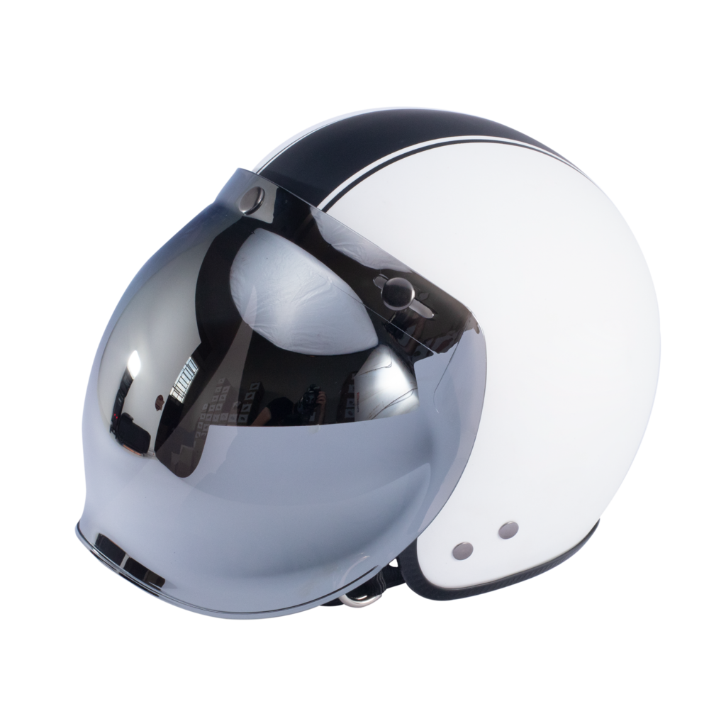 Chrome Smoked Visor - Buy in Simon 