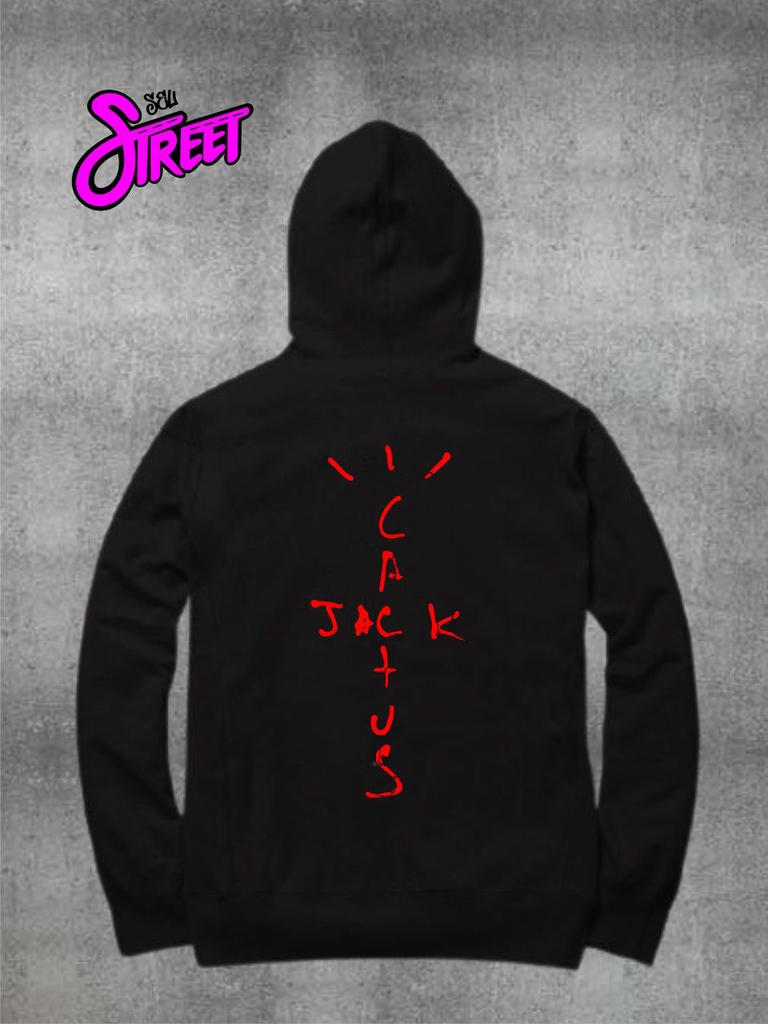 cactus jack highest moletom com capuz