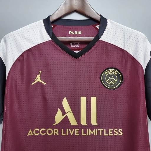 camisa psg vinho jordan