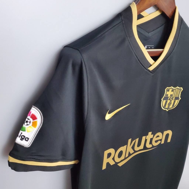 Camisa Barcelona Preta e Dourada 2021