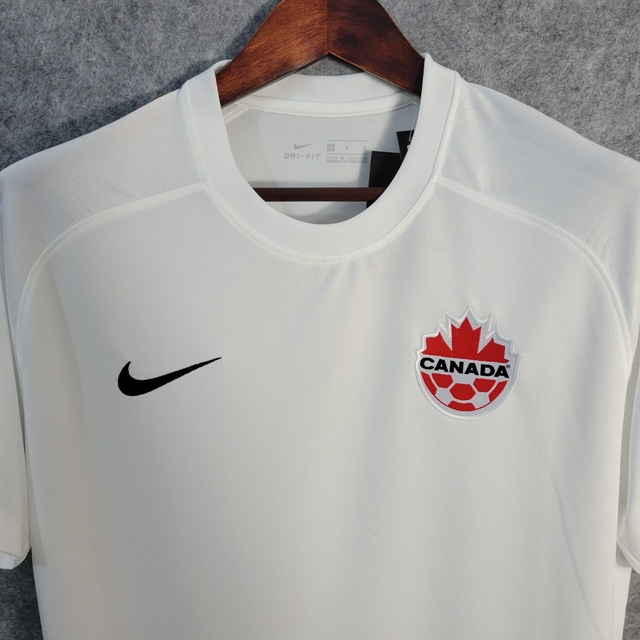 Camisa Reserva Seleção Do Canadá Branca 22/23 Nike Masculina