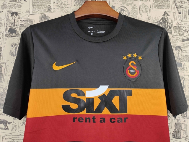 Camisa Galatasaray II 21/22 Preta Nike Masculina