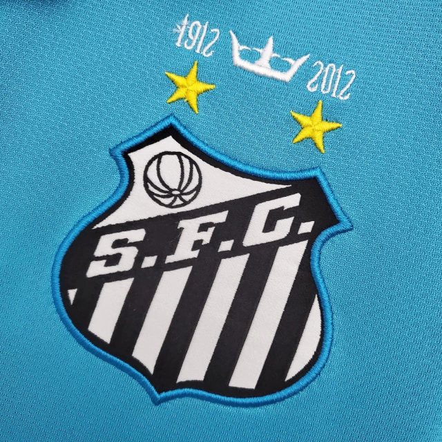 Camisa Santos Retro 2012/2013 Azul Celeste