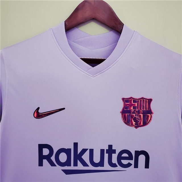 camisa do barcelona lilás