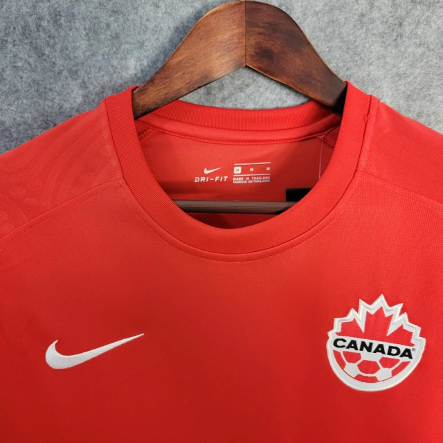 Camisa Seleção Canadá I 22/23 Vermelha Nike Masculina