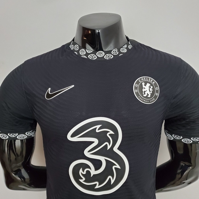 Camisa Chelsea Preta 2022 Nike Versão Jogador