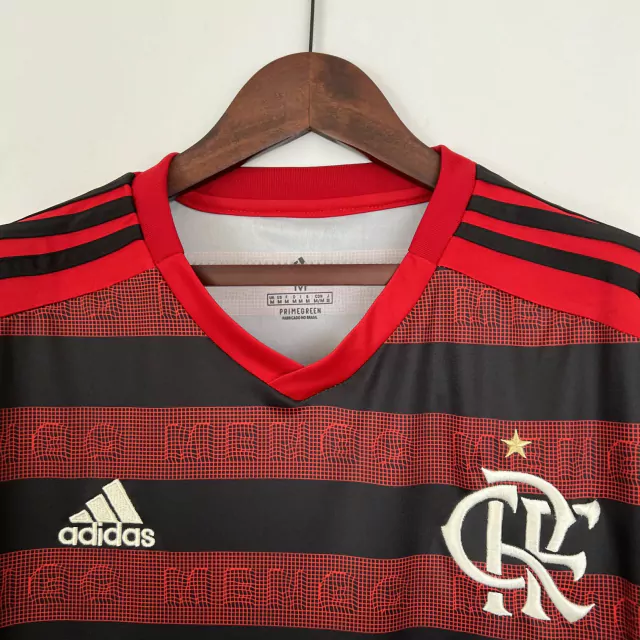 Camisa Flamengo I 19/20 Vermelha e Preta - FUTBOYMARCA