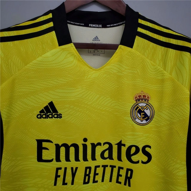 Camisa Real Madrid amarelo goleiro 2021-22