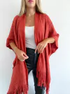 Poncho 8 -Flecos- -Lurex-