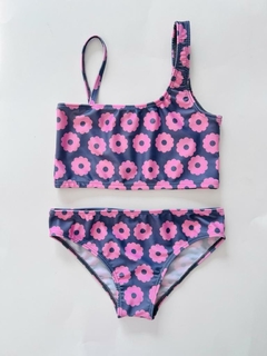 BIKINI SOFI GRIS FLORES - comprar online