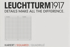 Notebook A5 Quadriculado - Squared - Leuchtturm 1917 - Cores - Farol Alemão Coleções