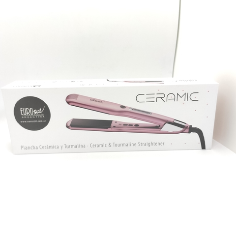 PLANCHA CERÁMICA TURMALINA ROSA - Belle Pili