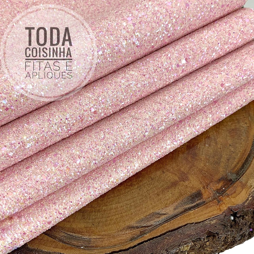 Lonita Glitter Glamour Rosa Bebe Unidade Lonita Glitter Glamour Rosa Bebe Unidade