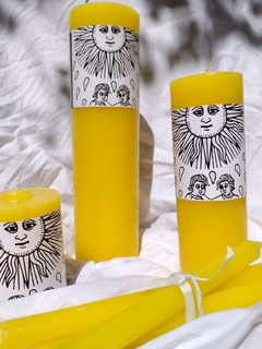 Velón Alquímico Amarillo - Fuente de Luz - Tienda Esoterica Online en Buenos Aires ARGENTINA CABA Comprar Cartas Mazos Tarot Cursos Lecturas