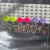 Brinco Flor flocos neon + lilás - comprar online
