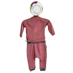 Conjunto Floral Jouer 3-6 meses NOVO na internet