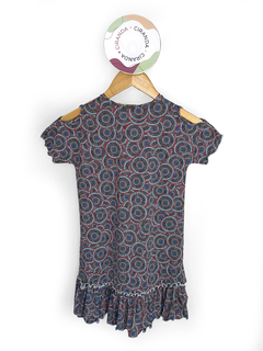 Vestido em lycra estampa mandala Onne Kids Tam 8 como novo - comprar online