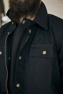 CAMPERA AMBOY NEGRA - Brooklyn Moto Co.