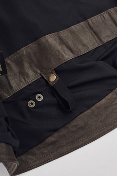 CAMPERA DE CUERO BLOOMINGTON MARRÓN - tienda online