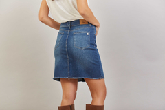 Pollera de jean lila - La Dolfina Polo Lifestyle